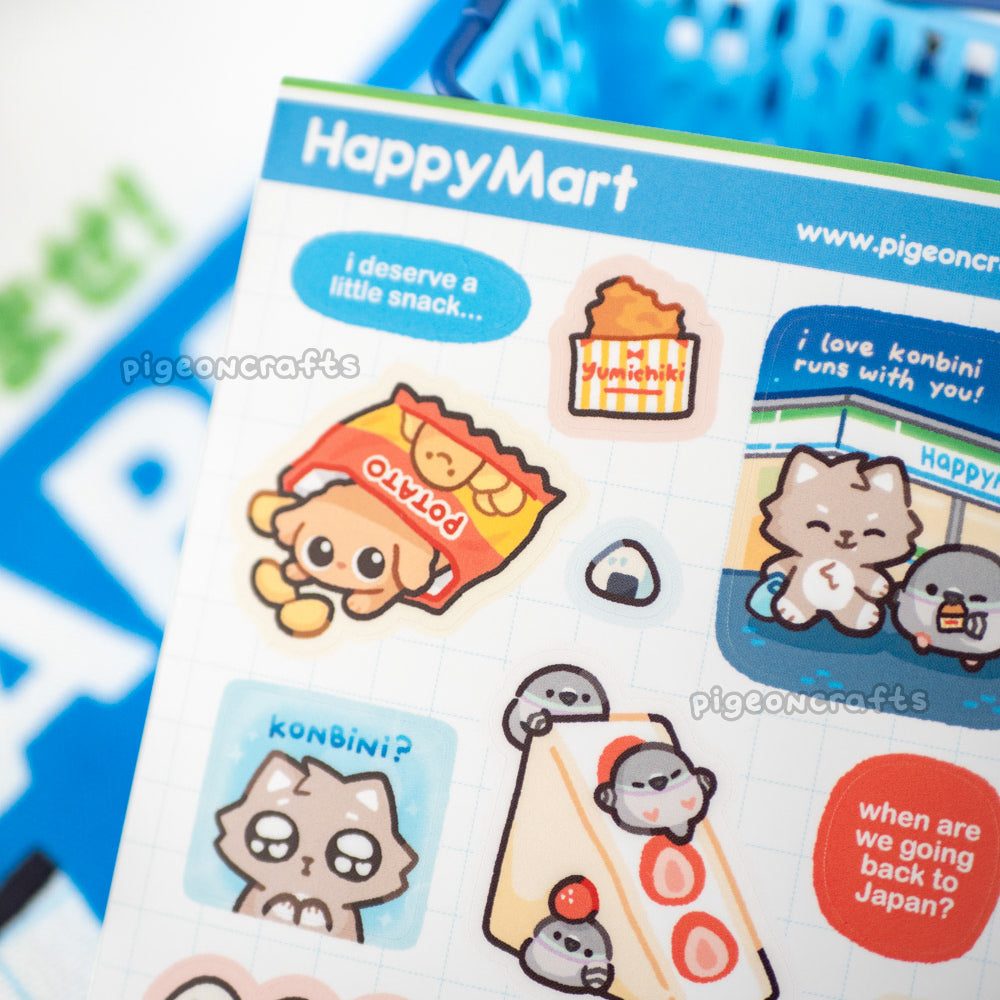 Happy Mart Sticker Sheet