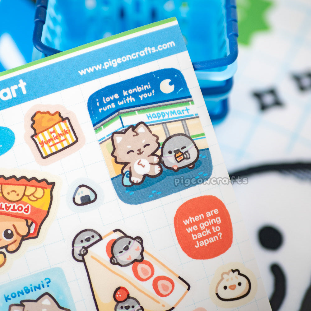 Happy Mart Sticker Sheet
