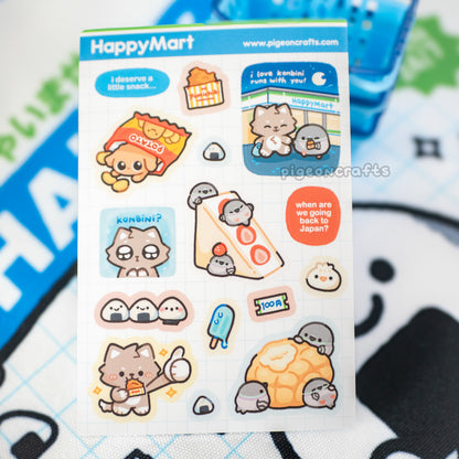 Happy Mart Sticker Sheet