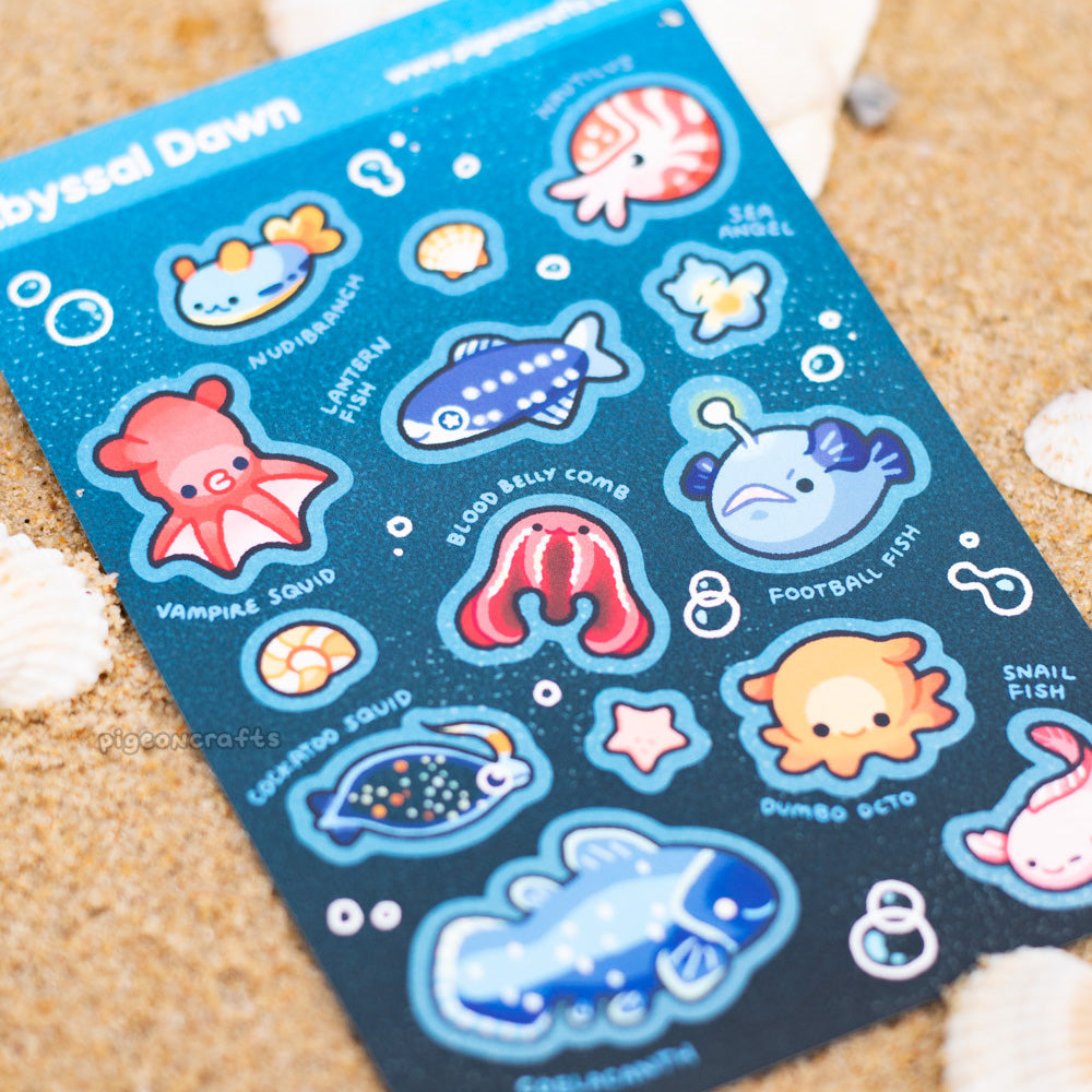 Abyssal Dawn Sticker Sheet