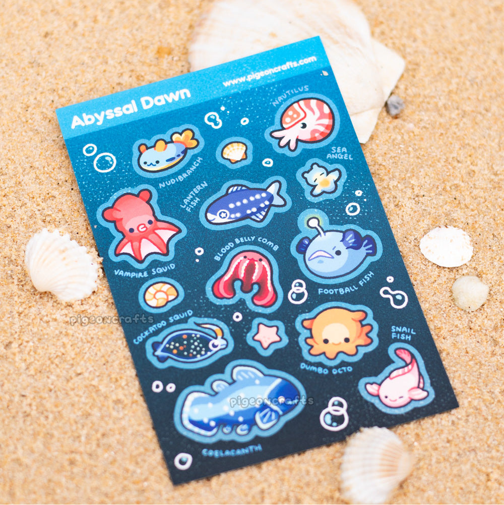 Abyssal Dawn Sticker Sheet