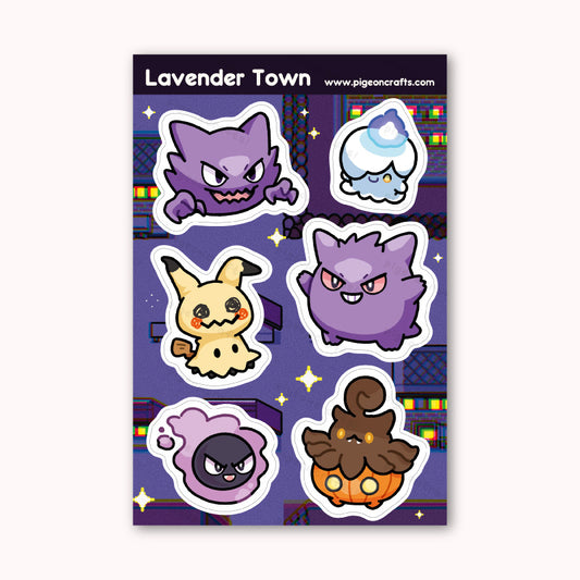 Lavender Town Sticker Sheet