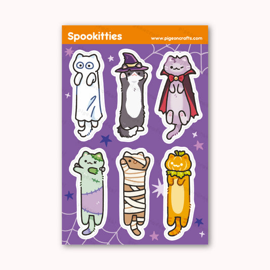 Spookitties Sticker Sheet