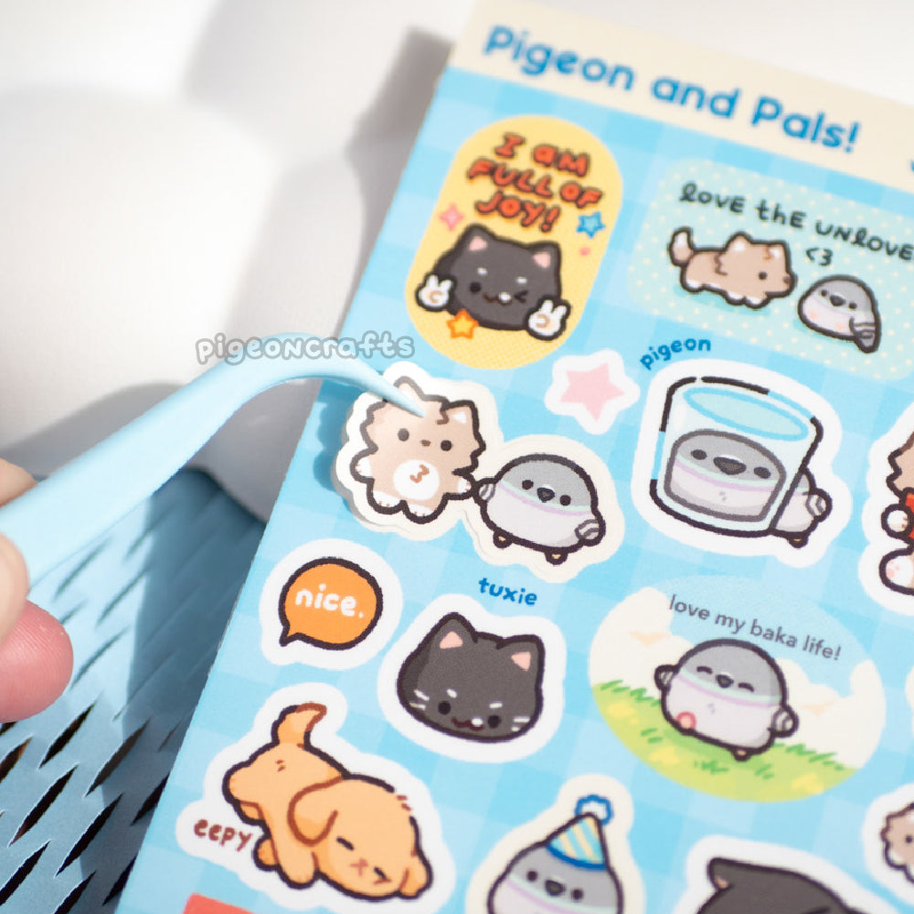 Pigeon and Pals Sticker Sheet