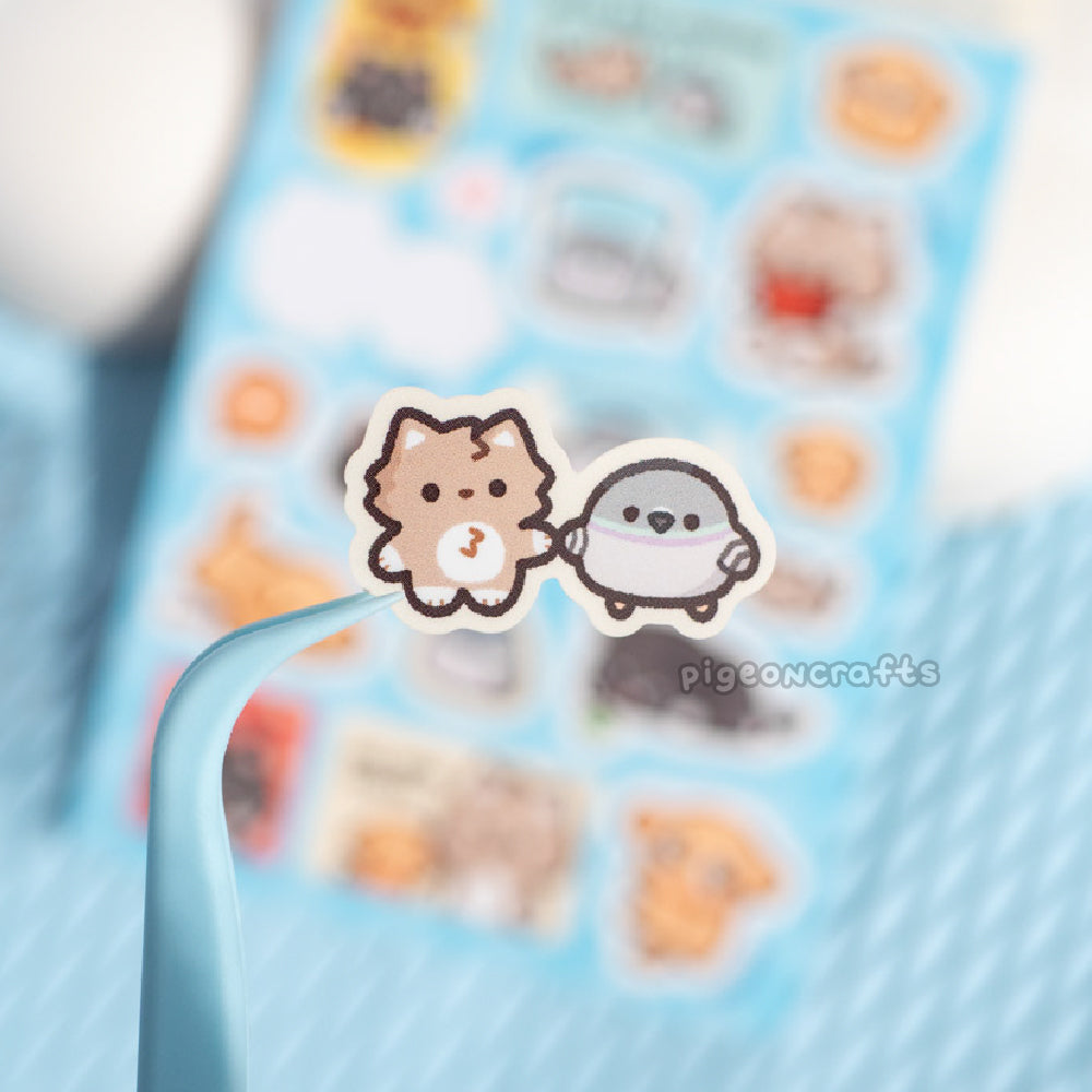 Pigeon and Pals Sticker Sheet