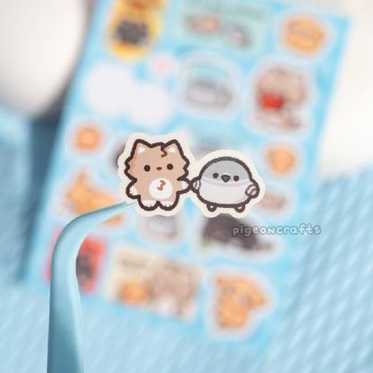 Pigeon and Pals Sticker Sheet