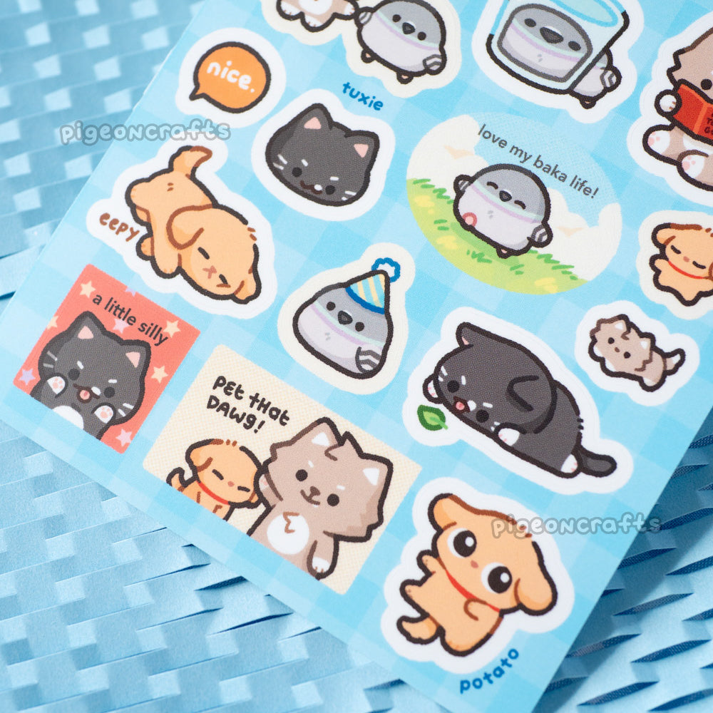 Pigeon and Pals Sticker Sheet