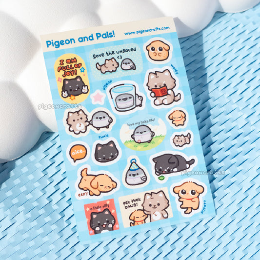 Pigeon and Pals Sticker Sheet