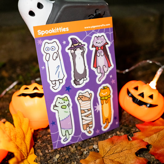 Spookitties Sticker Sheet