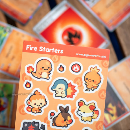 Fire Starters Sticker Sheet