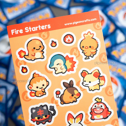 Fire Starters Sticker Sheet