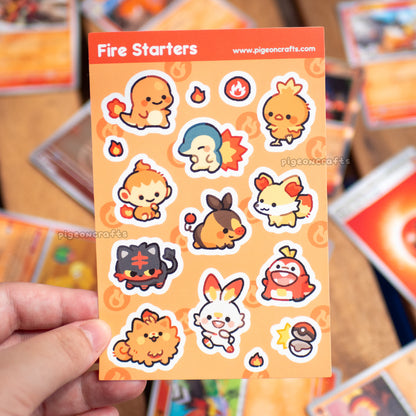 Fire Starters Sticker Sheet