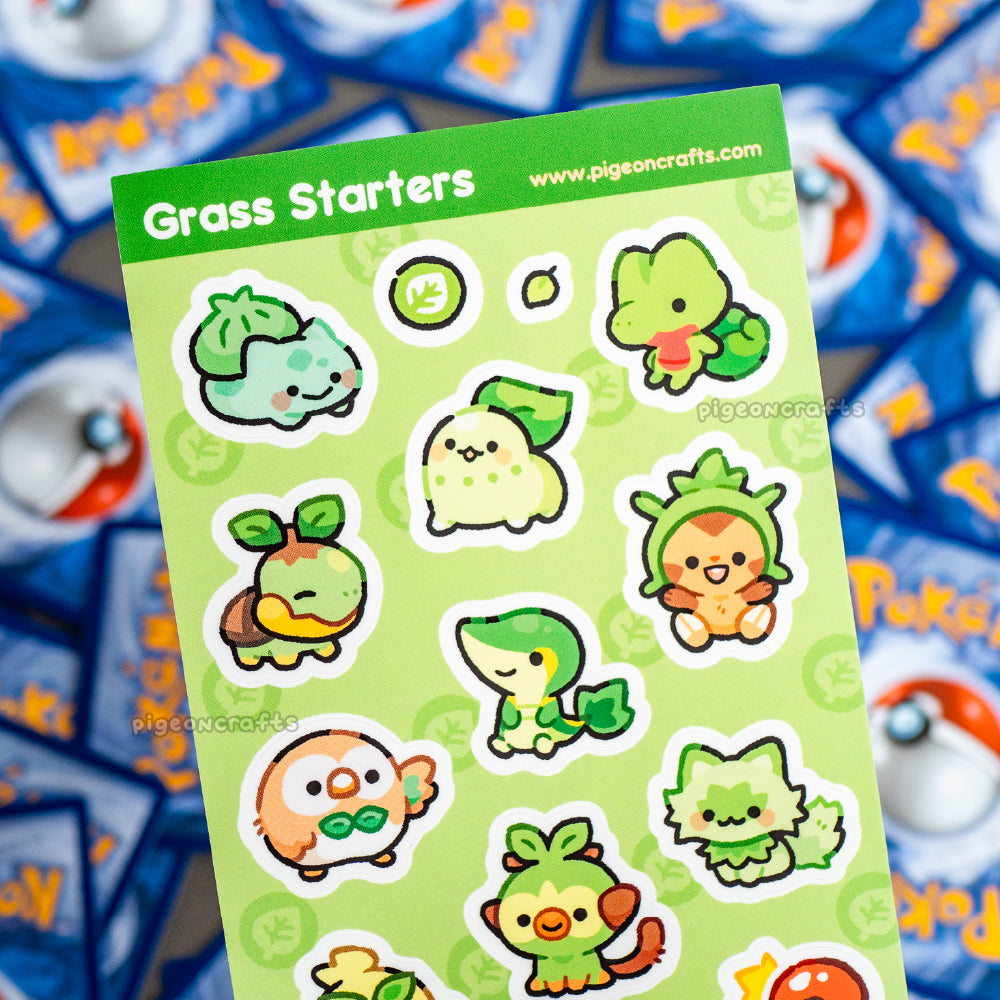 Grass Starters Sticker Sheet