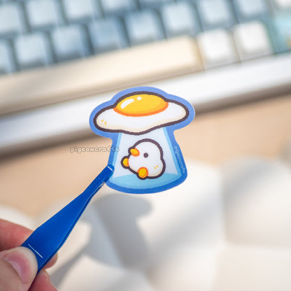 Quakstraterrestrial Duck Mini Matte Sticker
