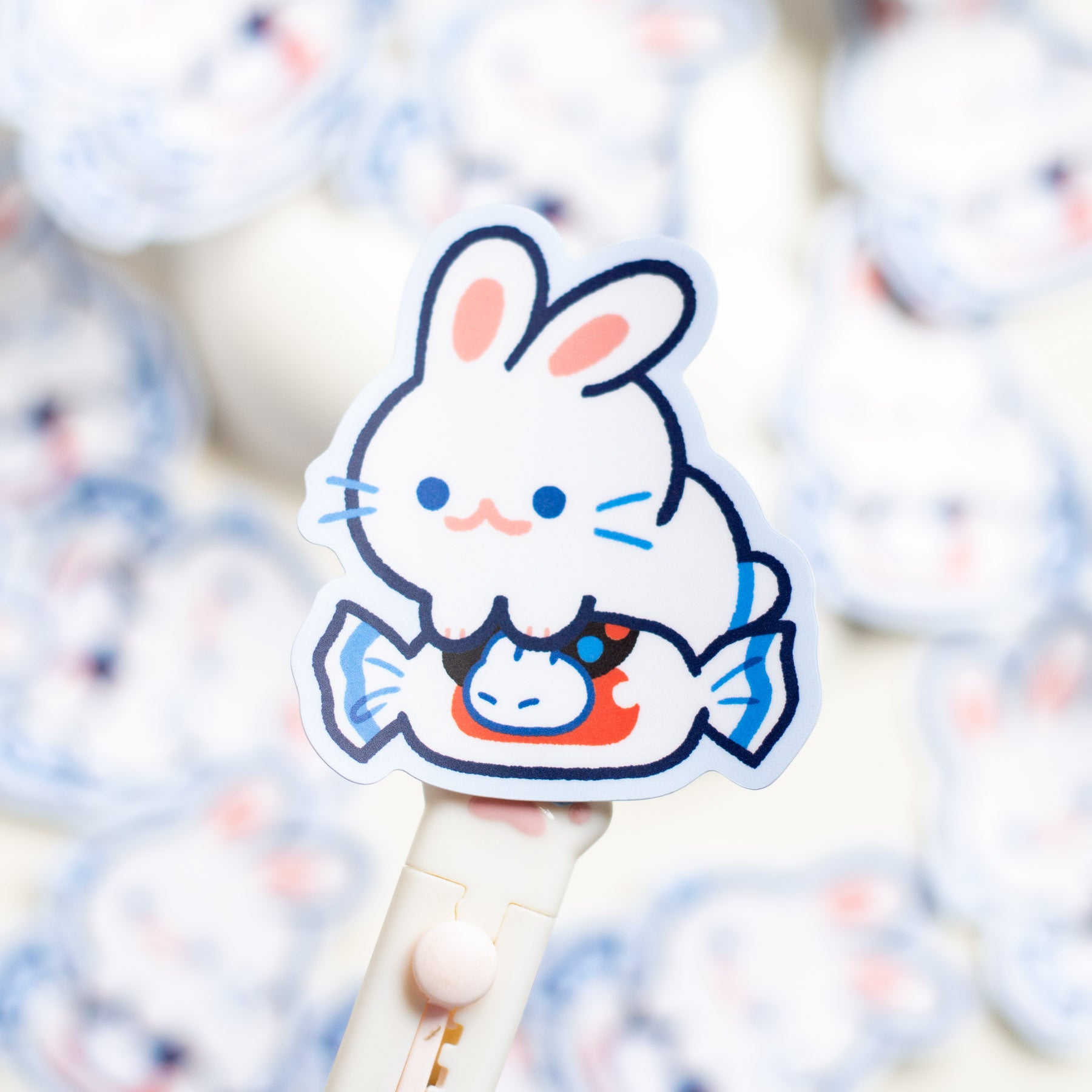 White Rabbit Candy Matte Sticker – Pigeon Crafts