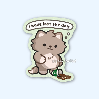 Lost The Day Matte Sticker