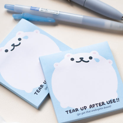 Tear After Use! Bear Sticky Note