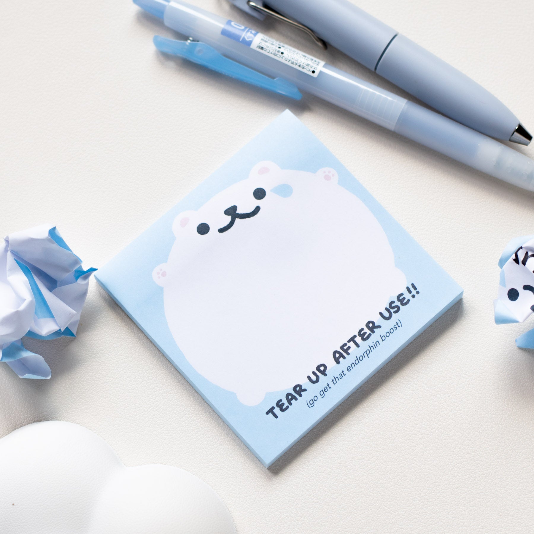 Bear Locker Note Tear After Use! Bear Sticky Note – Pigeoncrafts