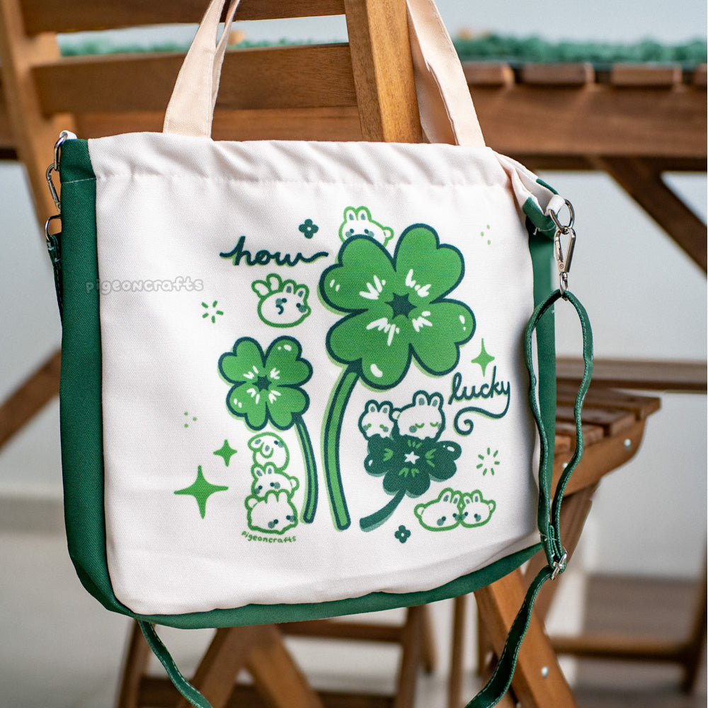 Lucky Bunny 2-Way Tote Bag