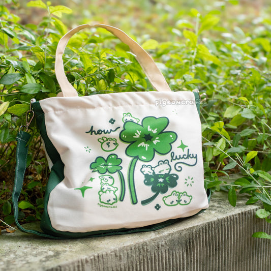 Lucky Bunny 2-Way Tote Bag