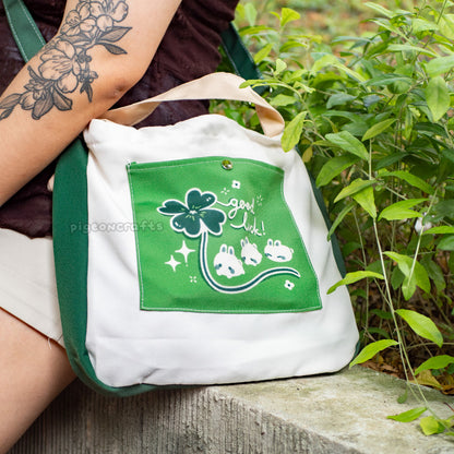 Lucky Bunny 2-Way Tote Bag