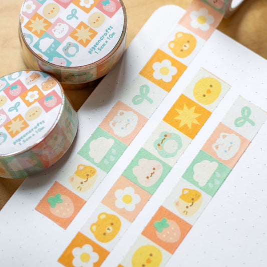 Pastel Patchwork 15mm*10m Washi Tape